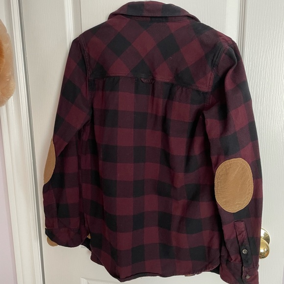 Roots Womens plaid button up. Size XS. - Picture 3 of 3